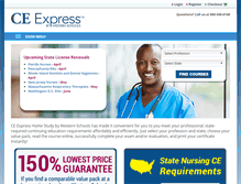 Tablet Screenshot of ce-express.com